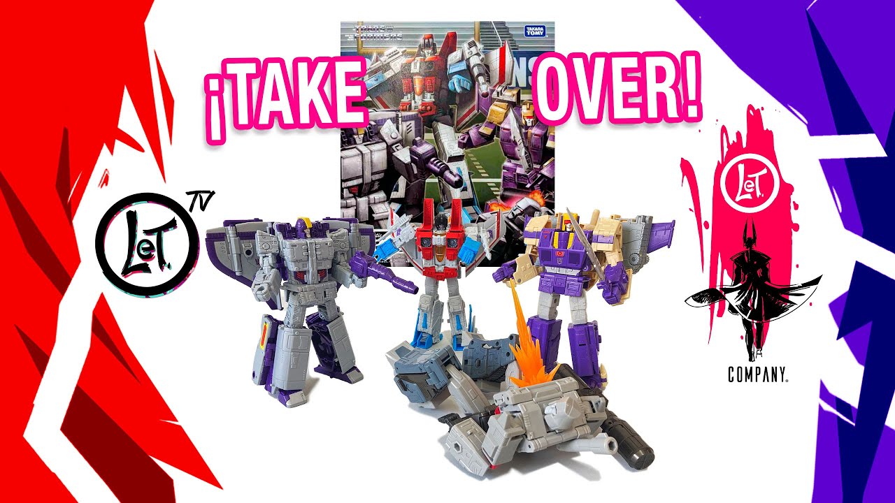 Transformers Dramatic Capture Series Triple Takeover Three-Pack
