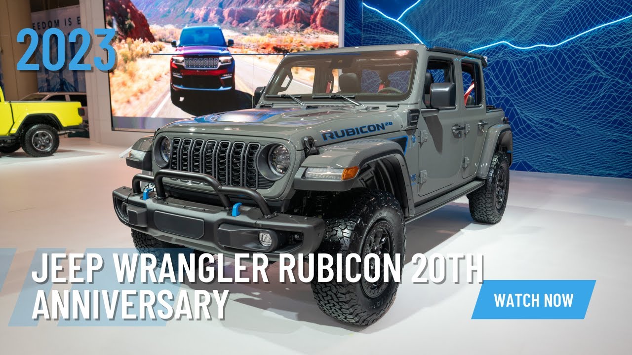 2023 Jeep Wrangler Rubicon 4XE 20th Anniversary Edition Quick Walk Around CIAS 2023