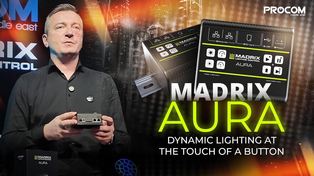 Lighting Control Made Easy with Madrix Aura