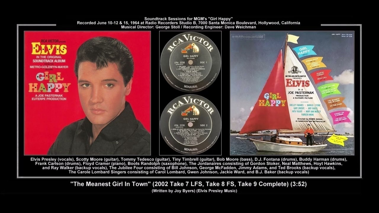 *(1964) RCA ''The Meanest Girl In Town'' (2002 Take 7 LFS, Take 8 FS, Take 9 Complete) Elvis Presley