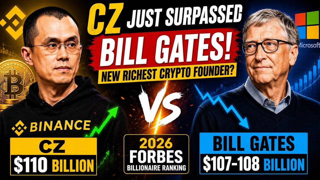 CZ Just Surpassed Bill Gates! Binance Founder Is Now Richer Than Bill Gates? | Crypto News 2026