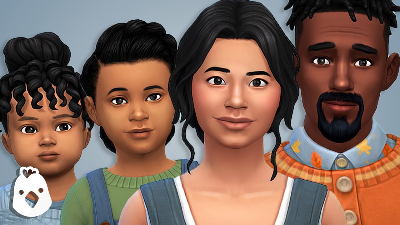 The Sims 4 Cottage Living Create a Sim is the BEST we've had!