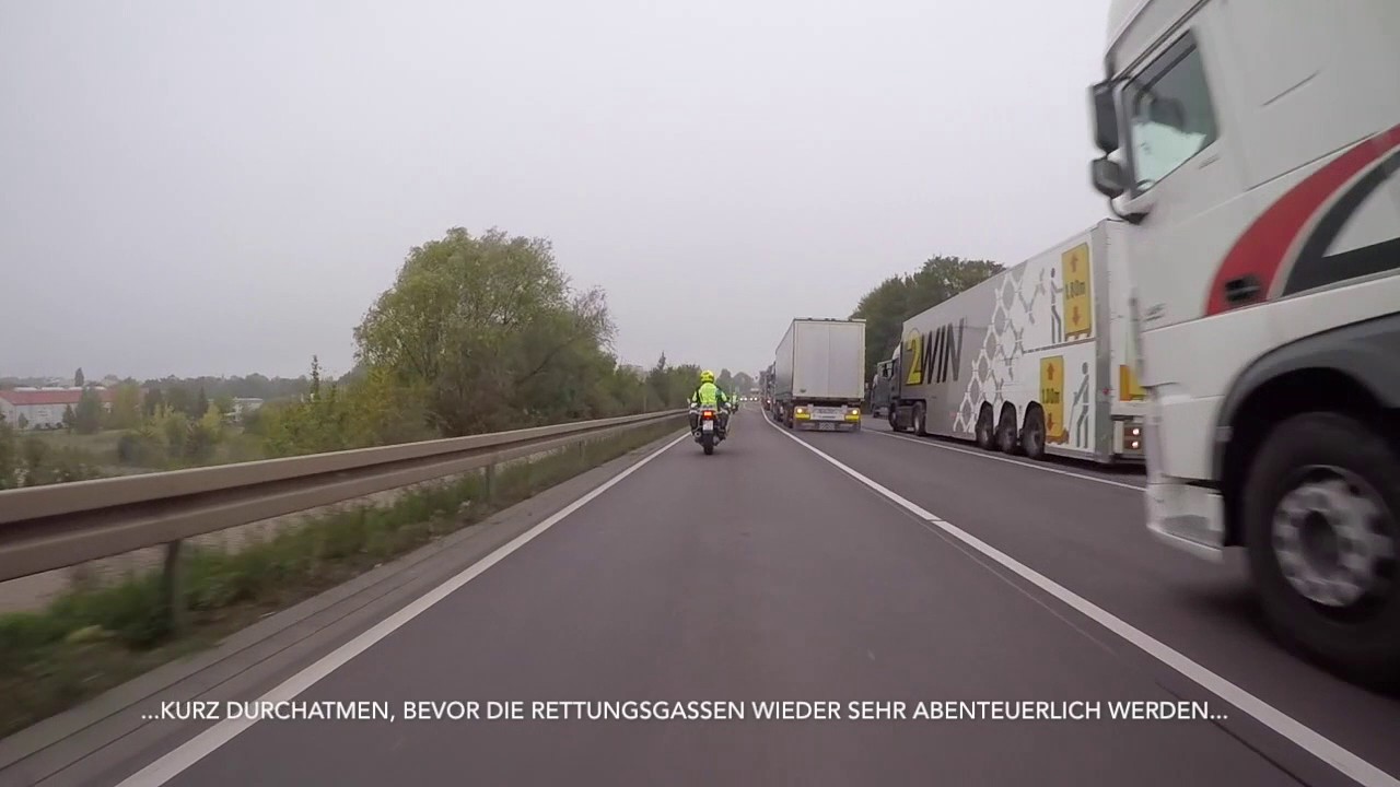 Einsatzfahrt zum Vku BAB 2 Gefahrgut // HORROR Rettungsgasse (17.10.16)