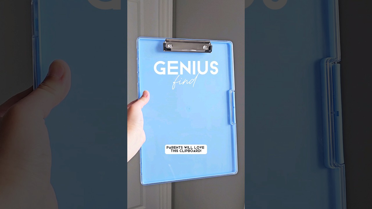 MULTIFUNCTIONAL & STURDY clipboard parents will love for all the features! 