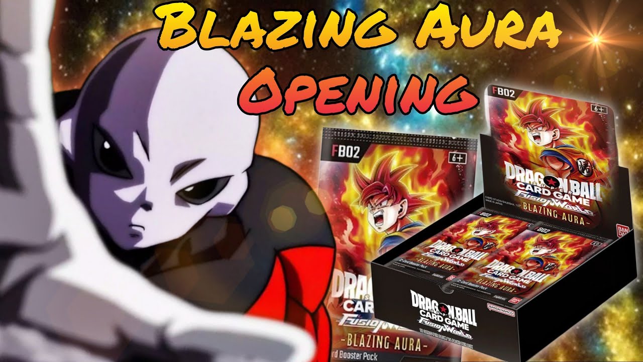 Opening Our First Fusion World Blazing Aura Booster Box And We Got LUCKY !