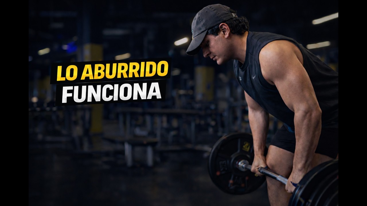 Por qué no progresas en el gym (aunque entrenes duro)