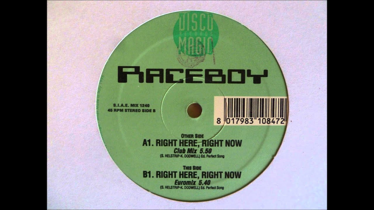 Raceboy - Right Here, Right Now