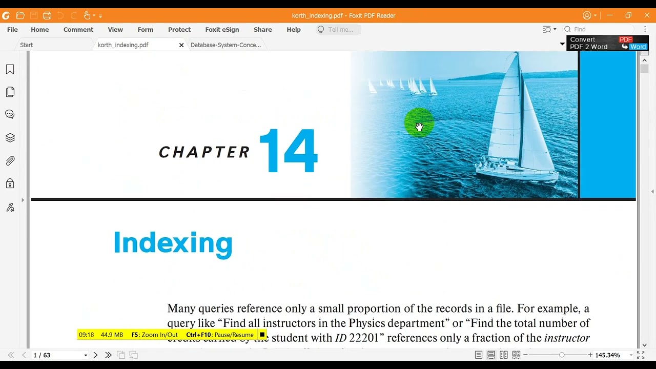 Indexing 1