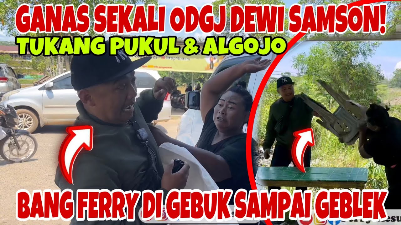 GANAS BRUTAL ODGJ DEWI MENGAMUK‼️FERRY DIGEBUK KURSI SAMPAI GEBLEK‼️