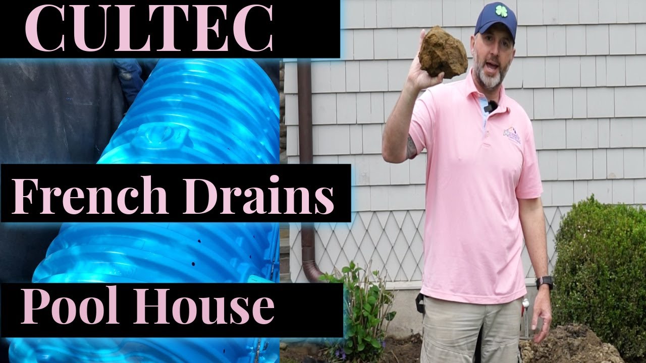 | POOL HOUSE | WATER ISSUES - French Drains & CULTEC Chambers