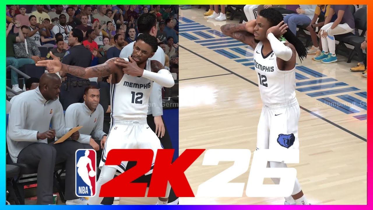 2K Added Ja Morant's Gun & Grenade Celebration in NBA 2K26...
