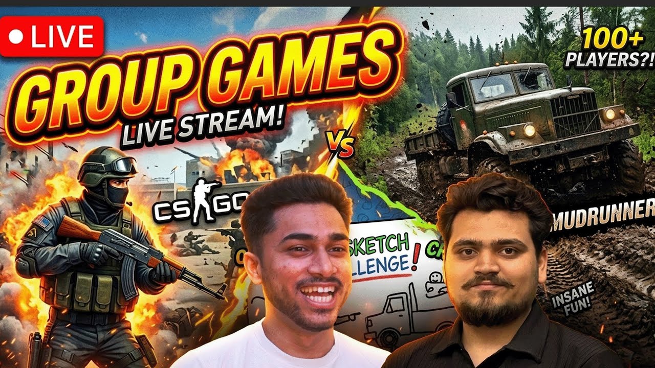 Fun Group Games With Friends | CS2 Chaos live