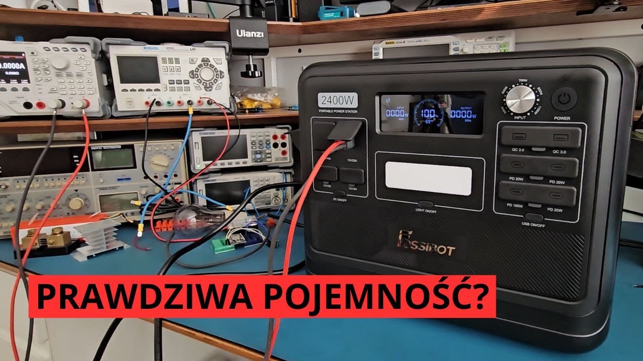 83 - Fossibot F2400 - jaka jest prawdziwa pojemność baterii?