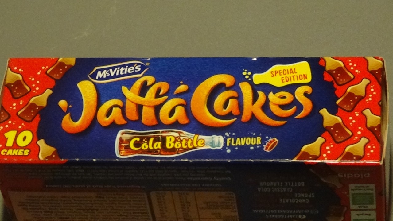 Special Edition Cola Bottle Flavour Jaffa Cakes
