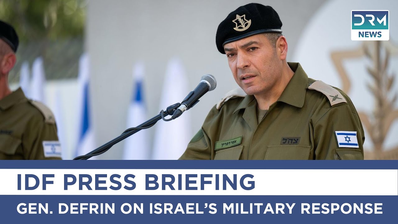 Iran Israel War: Israeli Military Spokesman Effie Defrin Addresses Nation | DRM News | AH1B