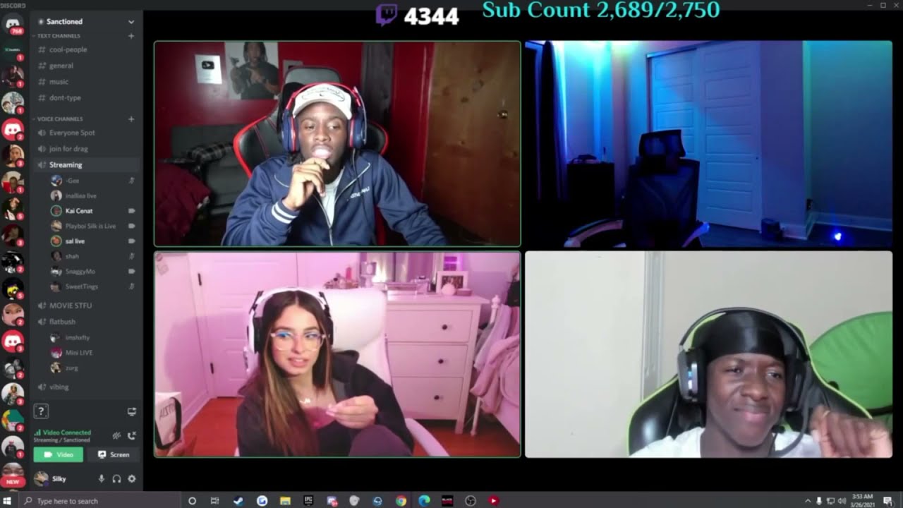 Saleen rates Kai On Stream With Silky And SnaggyMO