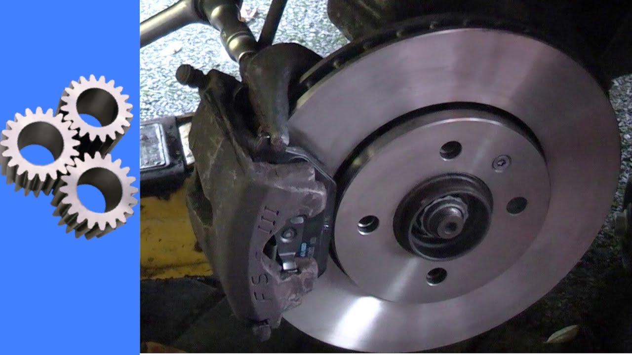 Fitting new front discs and pads to a VW UP
