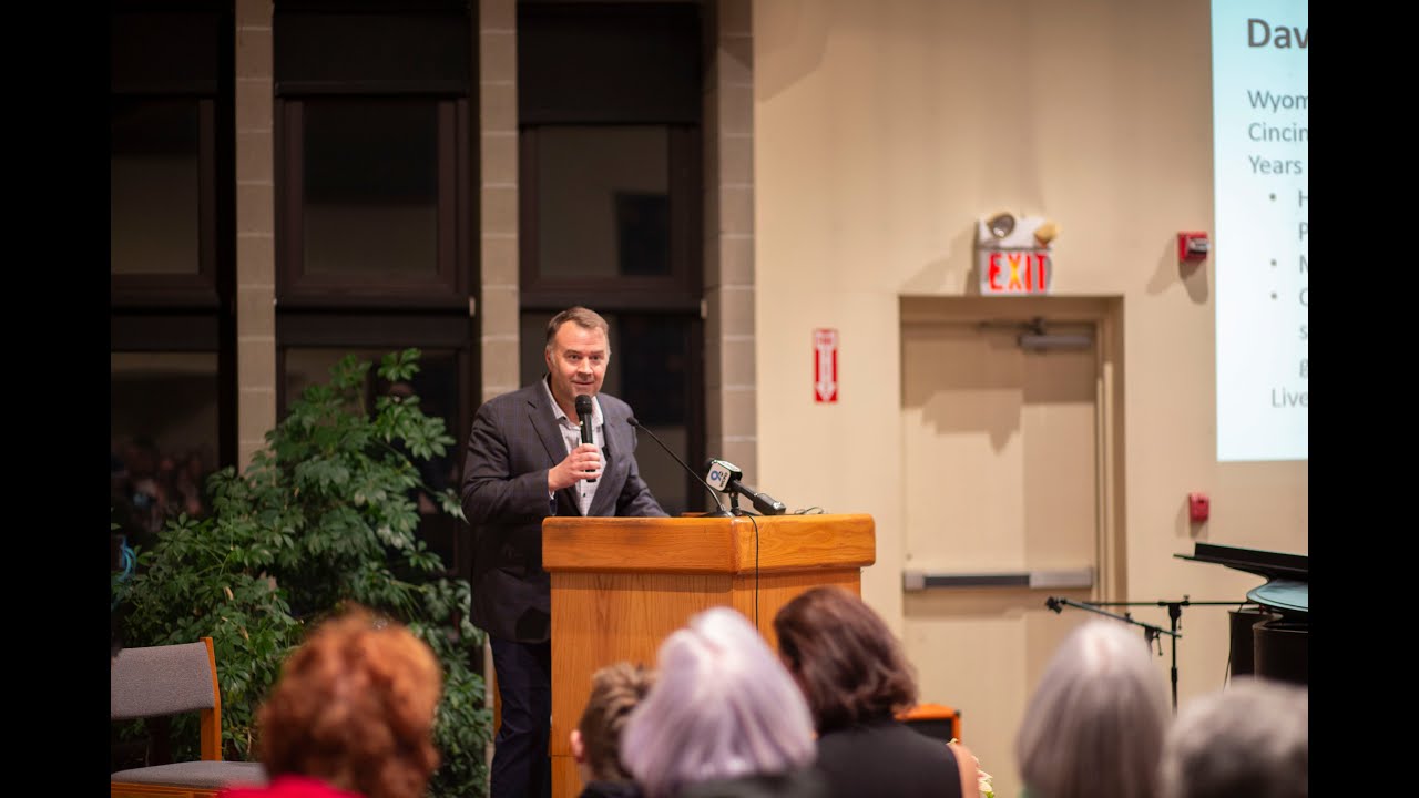 David Pepper Introduces Dr. Amy Acton at Cincinnati Townhall