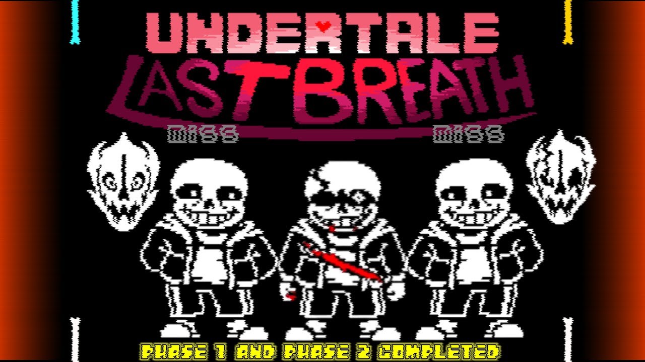 Undertale Last Breath Phase 1 and 2 Fight | (Officlal Remake Scrapped completed)