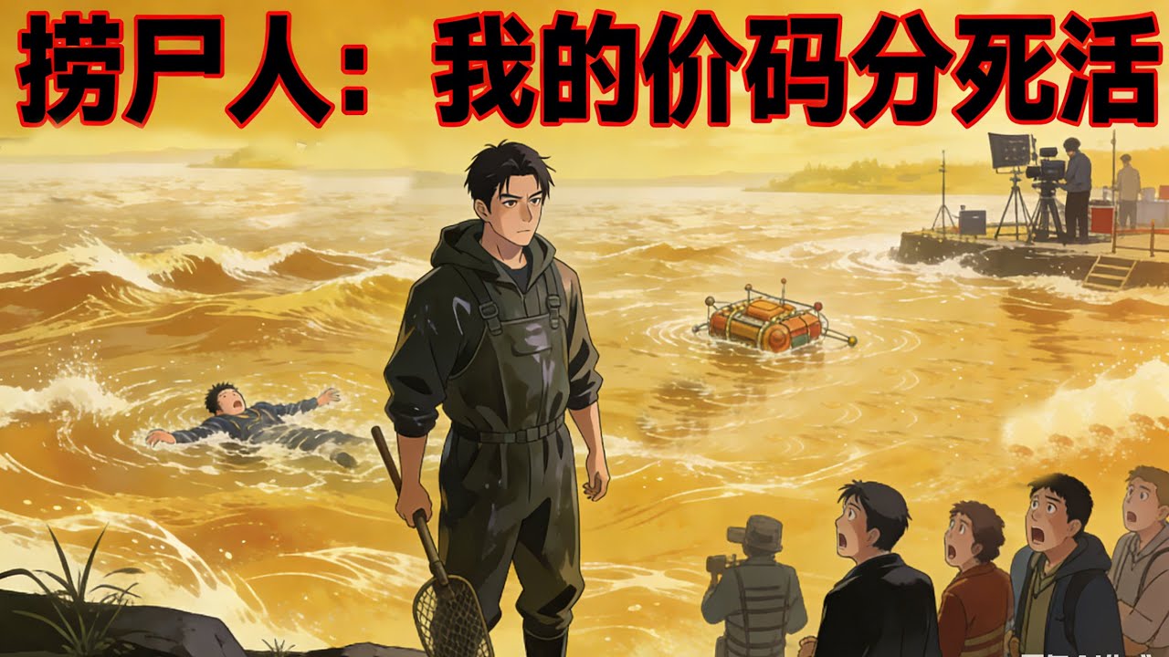 【動漫上新】🔥《撈屍人：我的價碼分死活》他掉進黃河，導演砸百萬讓我下水。 我伸出兩根手指：撈屍兩百，救人？ 不歸我管。#動畫#逆襲#系統#小說#動畫#智绘