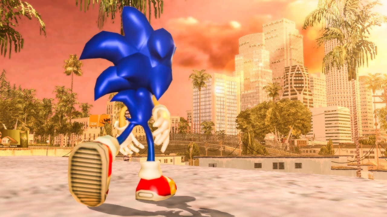 GTA San Andreas in Sonic Unleashed (Complete Map Free Roam)