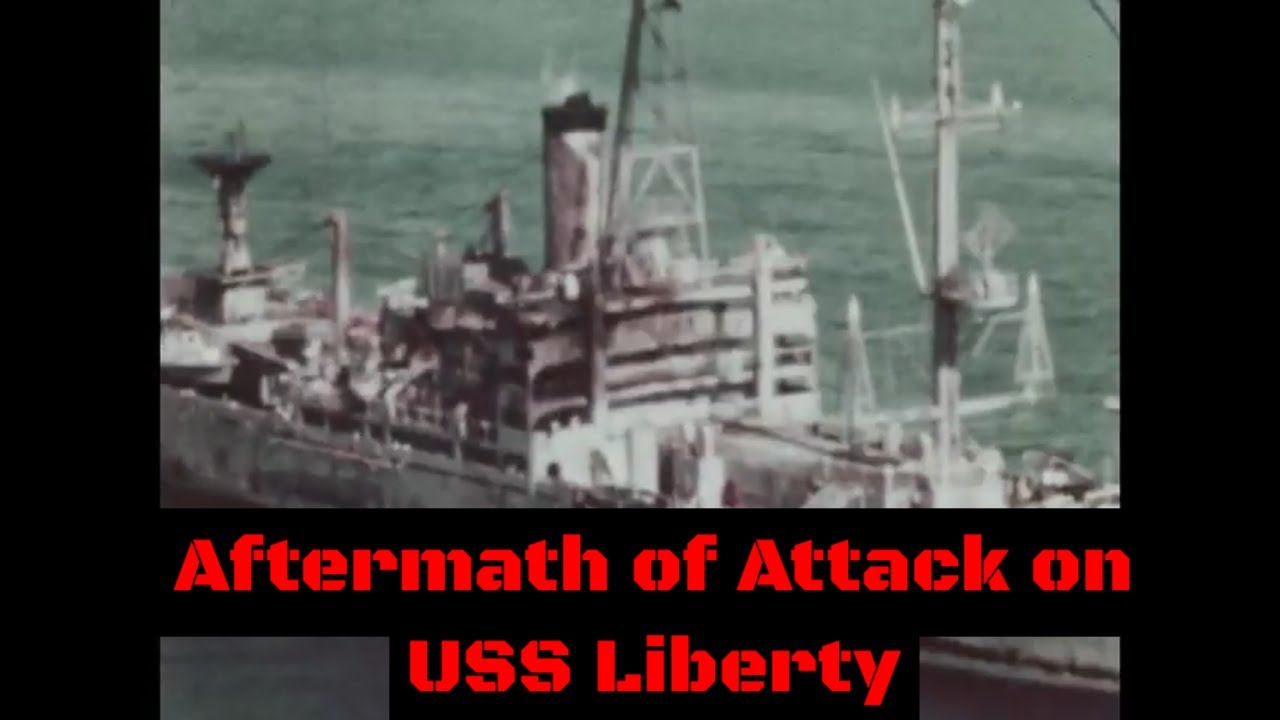 AFTERMATH OF ISRAELI ATTACK ON USS LIBERTY  JUNE 8, 1967   SIX DAY WAR   GG50155