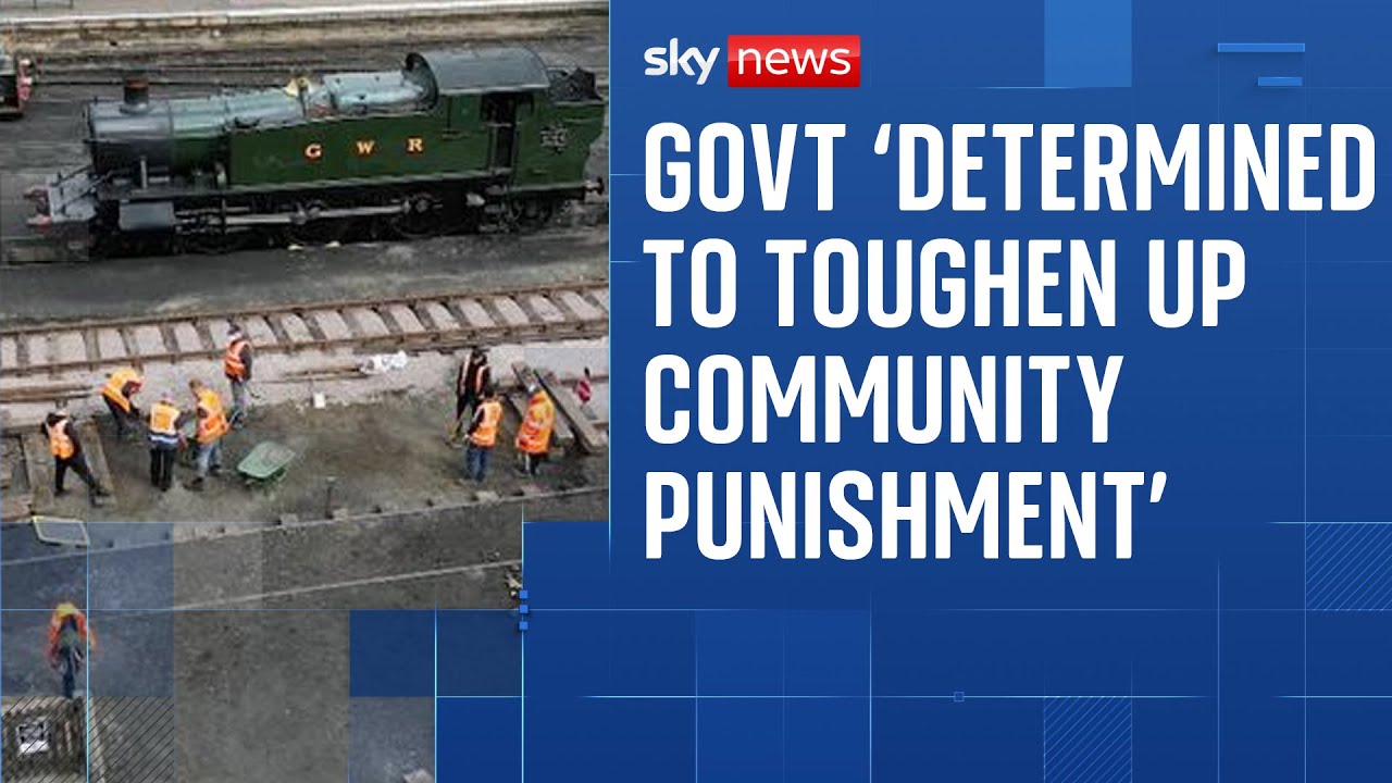 Electronic tags and 'tougher' unpaid work will reduce prison overcrowding, govt claims