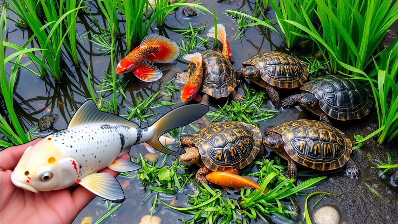 Menangkap ikan hias, ikan lele, ikan komet, ikan warna warni, gold fish, ikan sepat, ikan cupang 