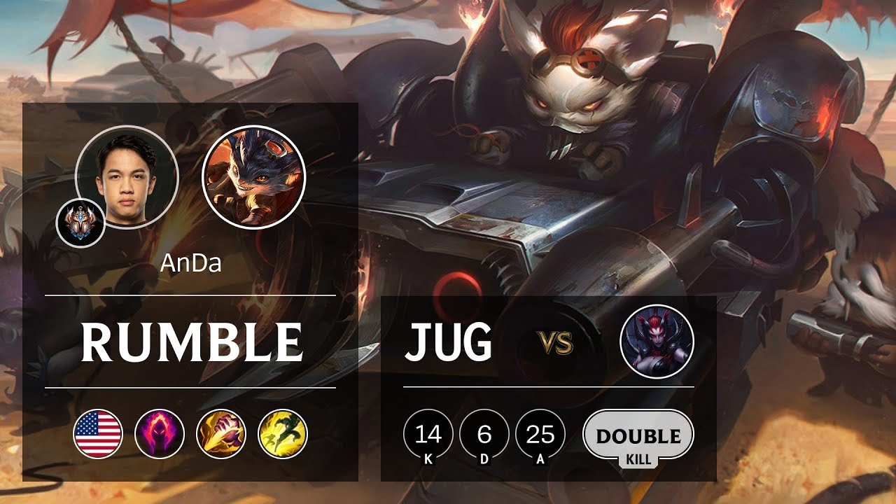 Rumble Jungle vs Elise - NA Challenger Patch 9.24