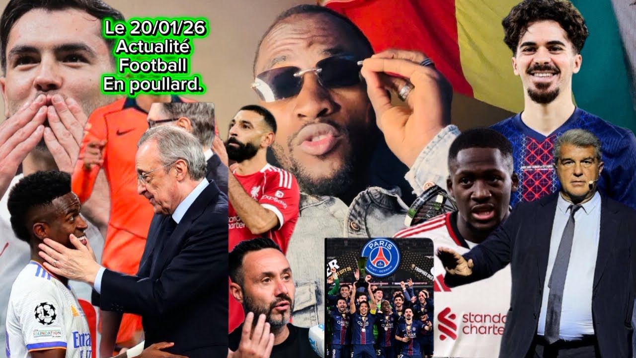 Actualité football en poullard Real Barça OM La CAN etc. 
