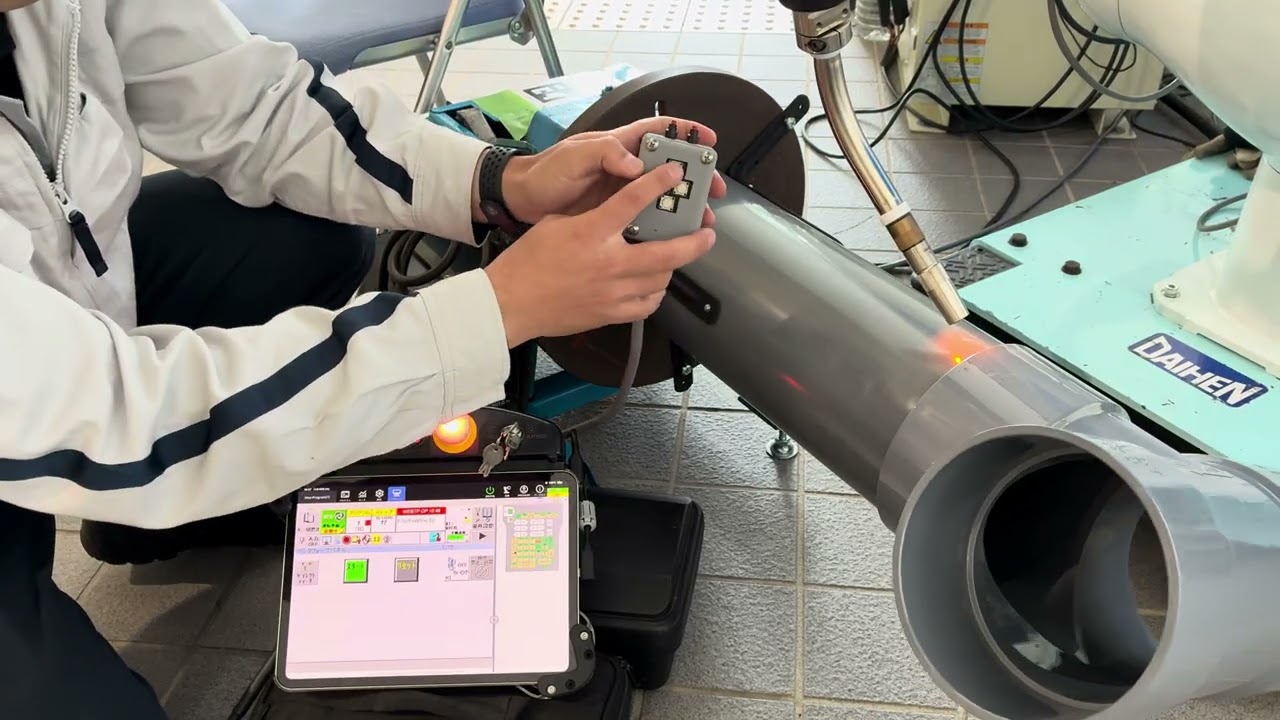ダイヘン協働ロボット_超簡単パイプ溶接(隅肉）_2026年1月3日