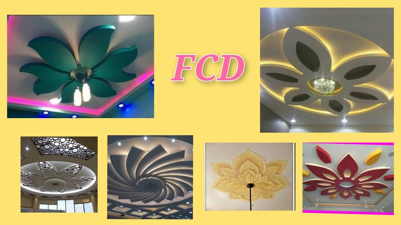 Flower Shaped False Ceiling Designs |#Fcd