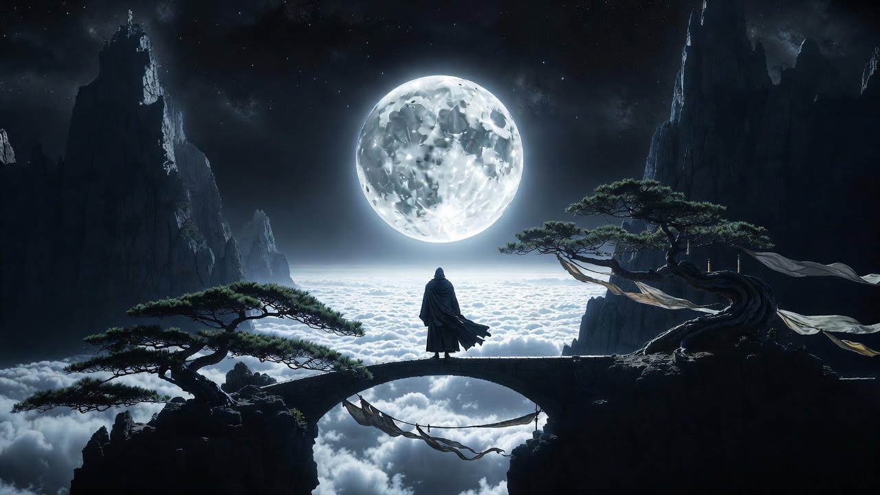 Moonlit Dragon Peaks - Relaxing Flute for Deep Sleep and concentration (3 Hours)