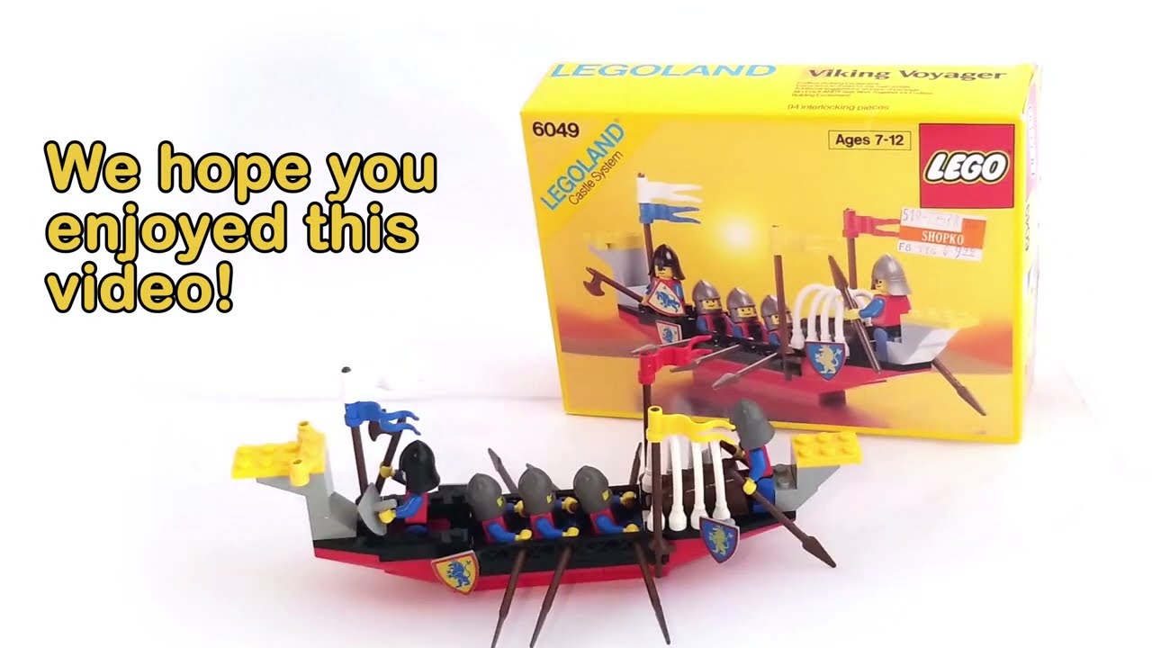 Viking Voyager Lego Set 6049 Stop Motion Build & Fun Facts!