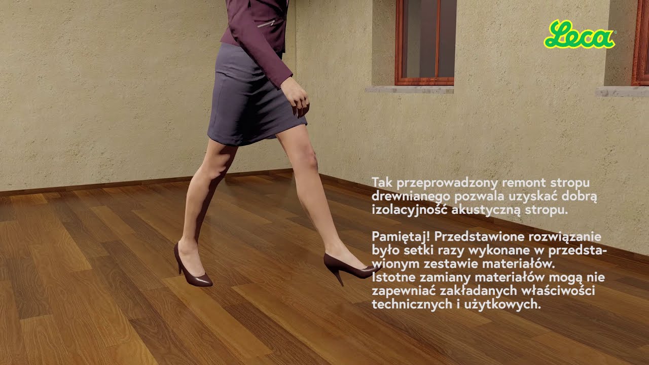 Strop drewniany - remont