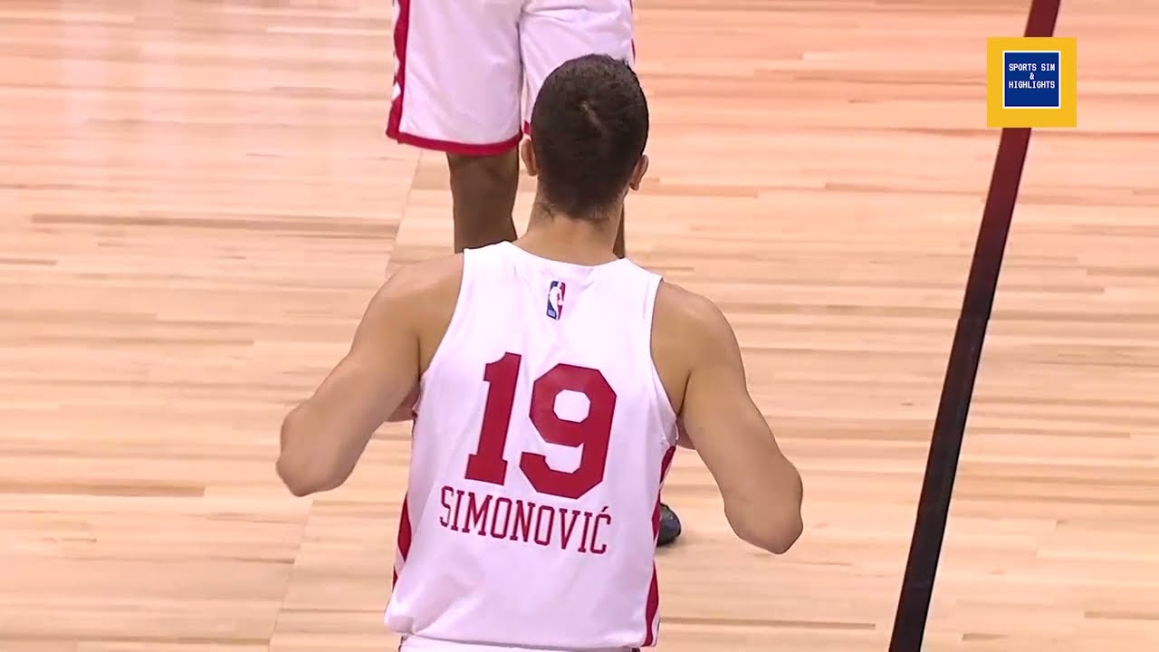 Marko Simonovic vs Charlotte Hornets | Highlights | NBA Summer League | 10 PTS 4 REB