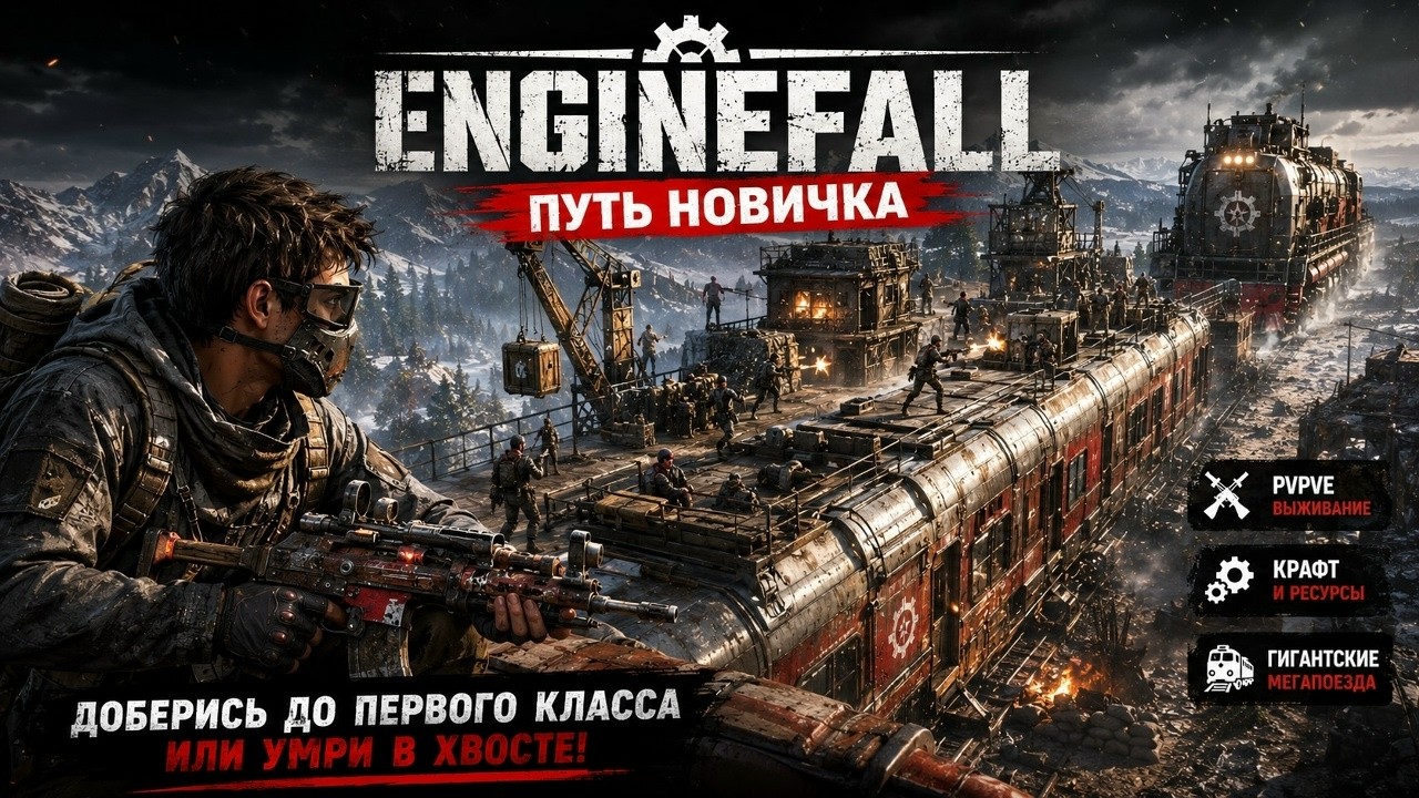 Путь новичка в Enginefall: Выживание на гигантском поезде!