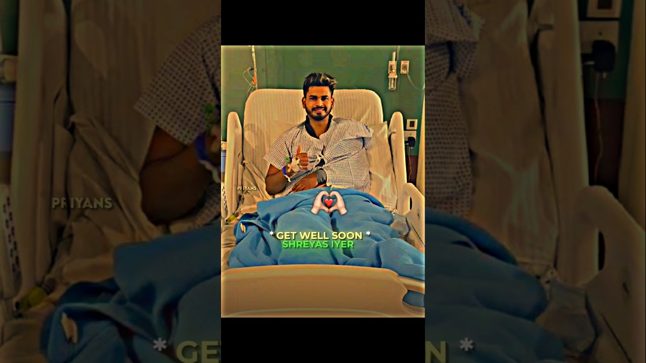 Shreyas Iyer in ICU..🥶💔 #cricket #shorts