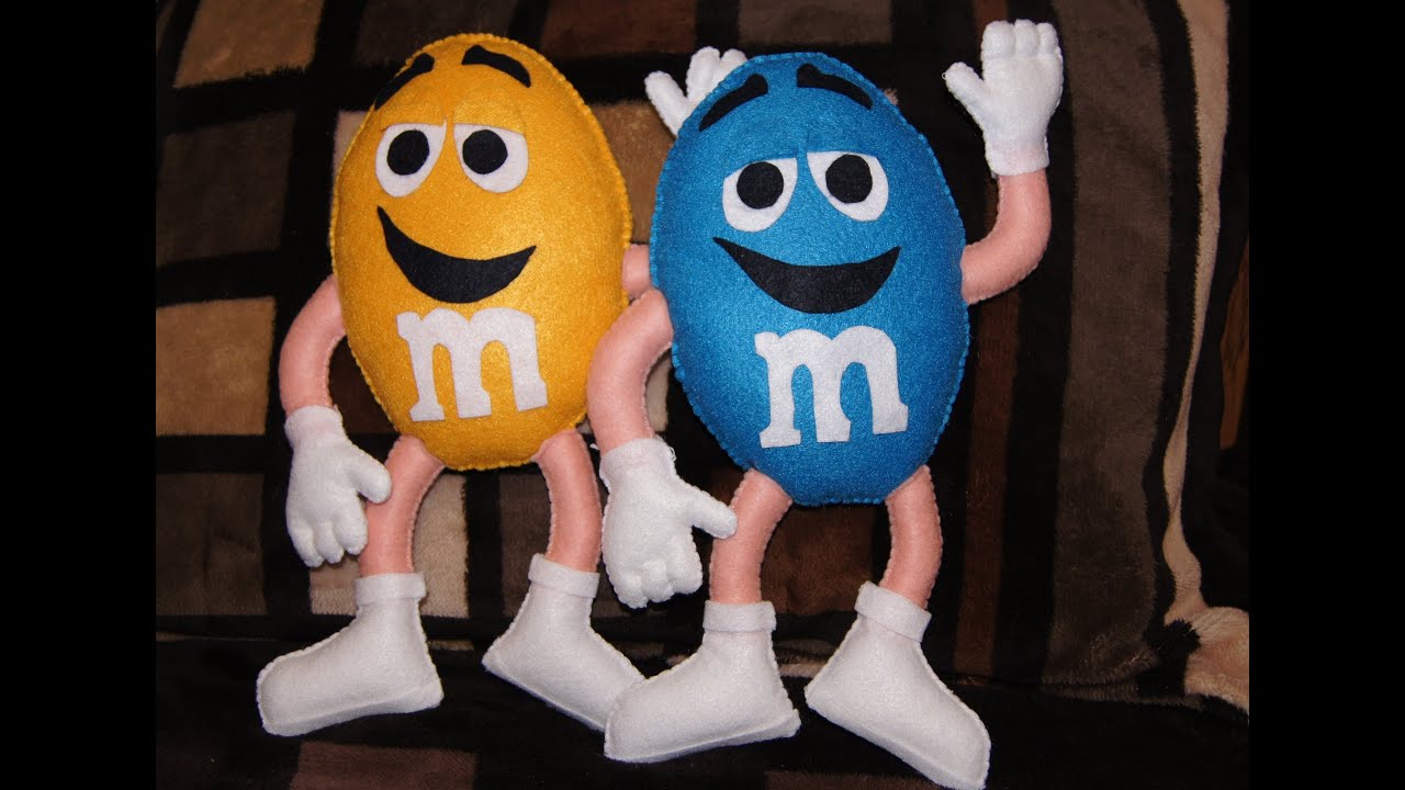 DIY-  CHOCOLATES M&M´S en fieltro (manualidades BBarte1)