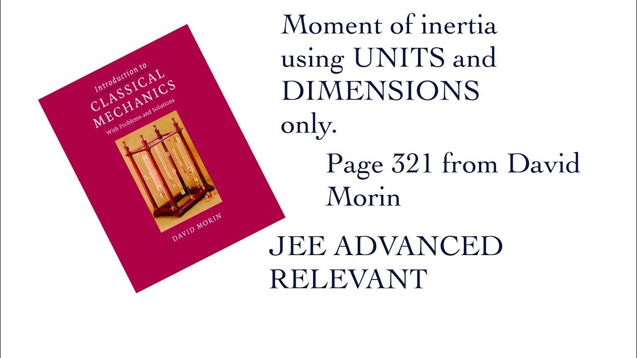 A NEAT TRICK | DAVID MORIN | JEE ADVANCED 