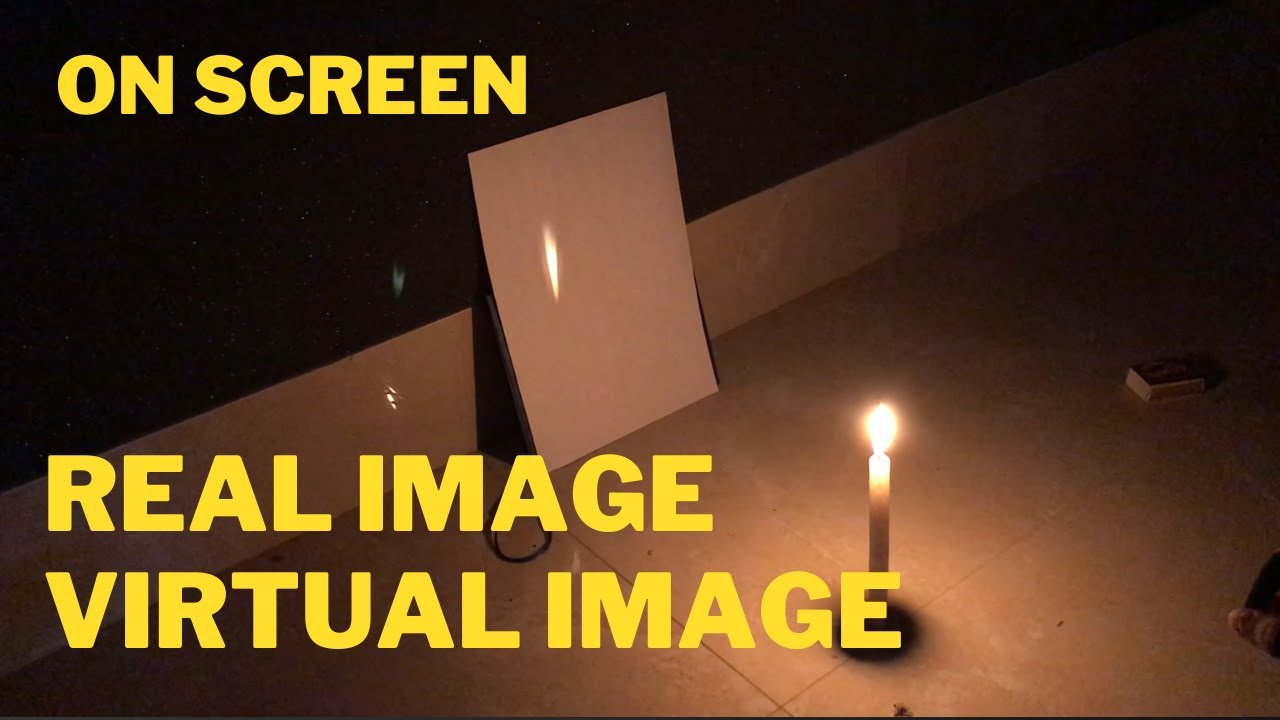 Real Image and Virtual Image on Screen || Difference || Best DIY