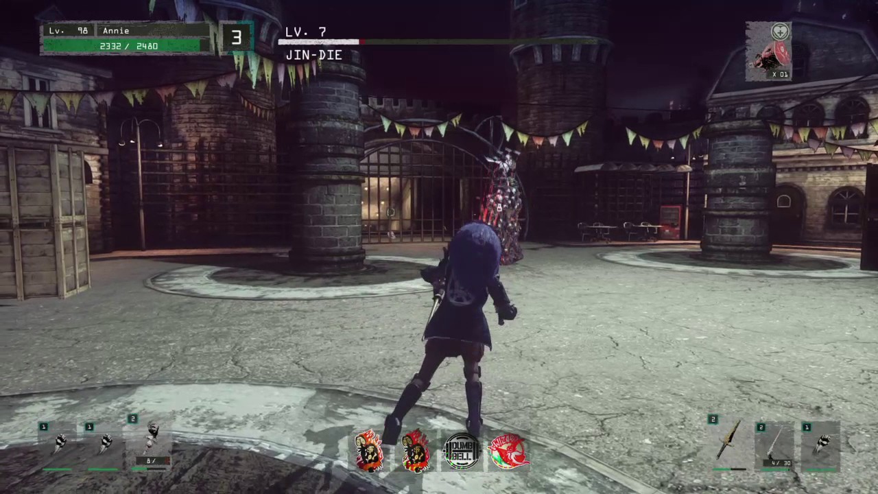 Let it die - Jin-Die floor 26 fight (no mushrooms)