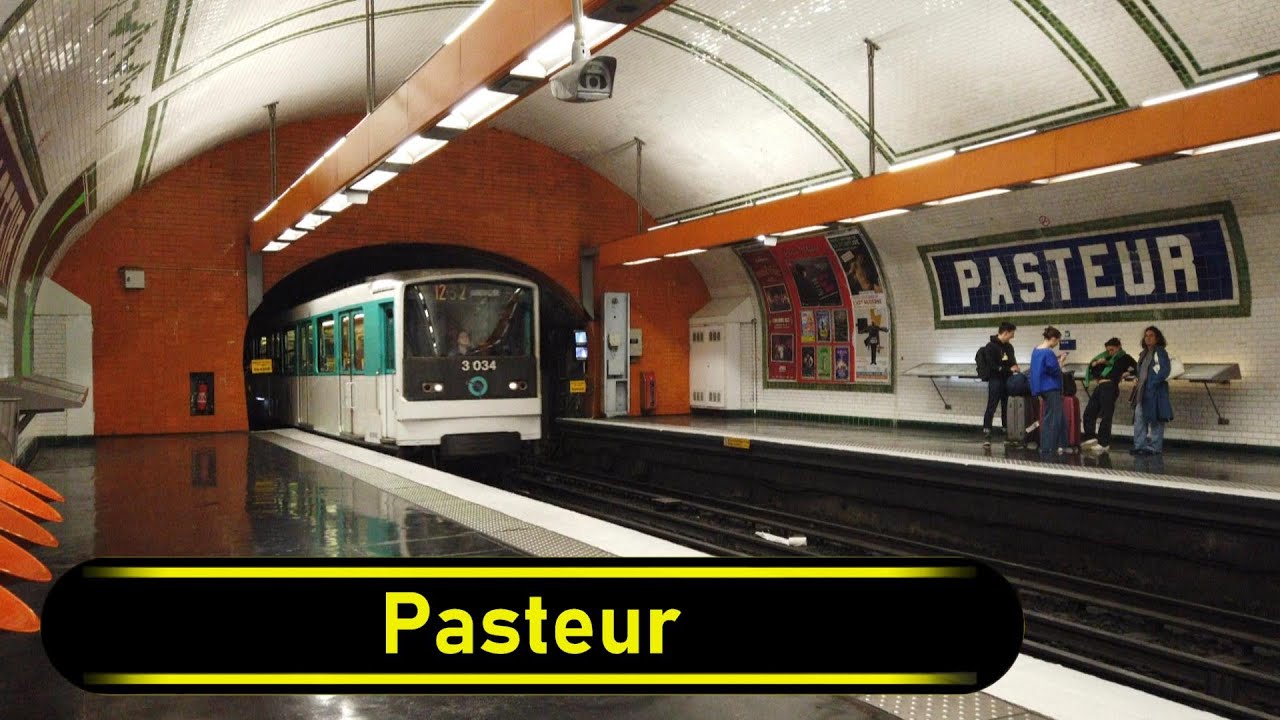 Metro Station Pasteur - Paris 🇫🇷 - Walkthrough 🚶