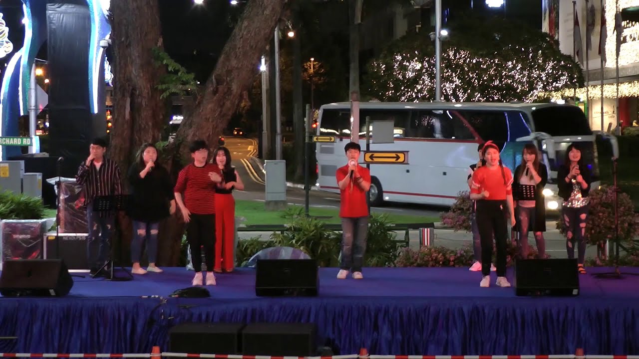 Performance by Korean Continental Singers at CCIS 2019 ION stage on 16 Dec 2019