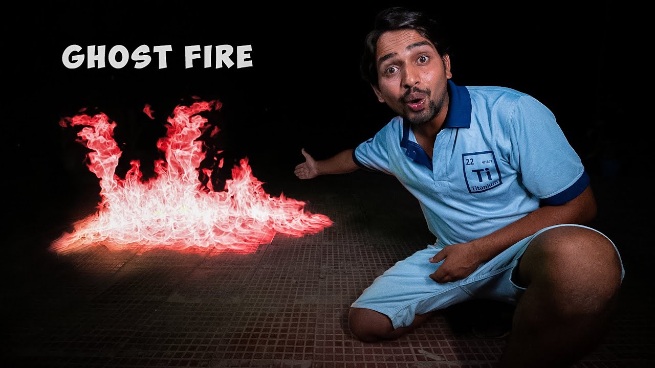 We Create Red Ghost Fire - 100% Real