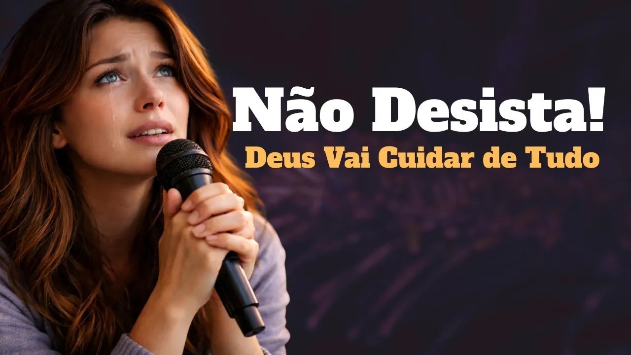 Não Desista 🙏 Deus Vai Cuidar de Tudo   Louvores de Resposta Para Acalmar o Coração