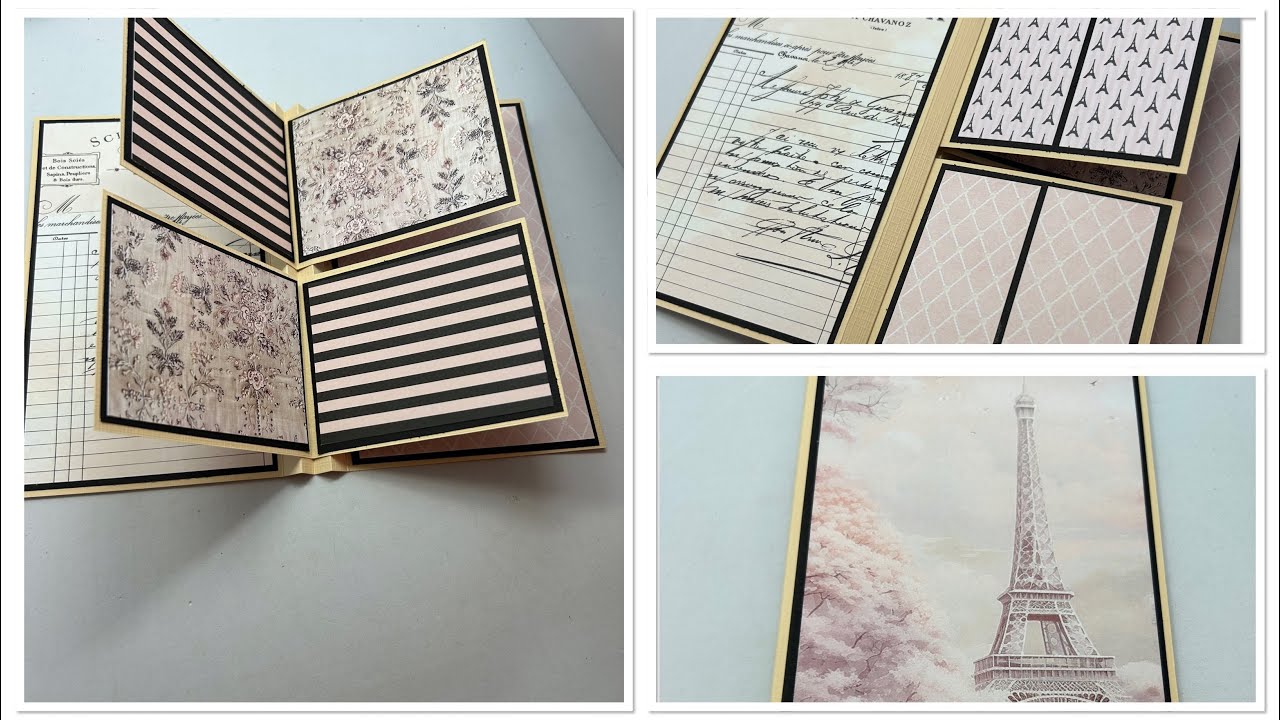 ALBUM OU CARTE ?? A vous de choisir ..TUTO