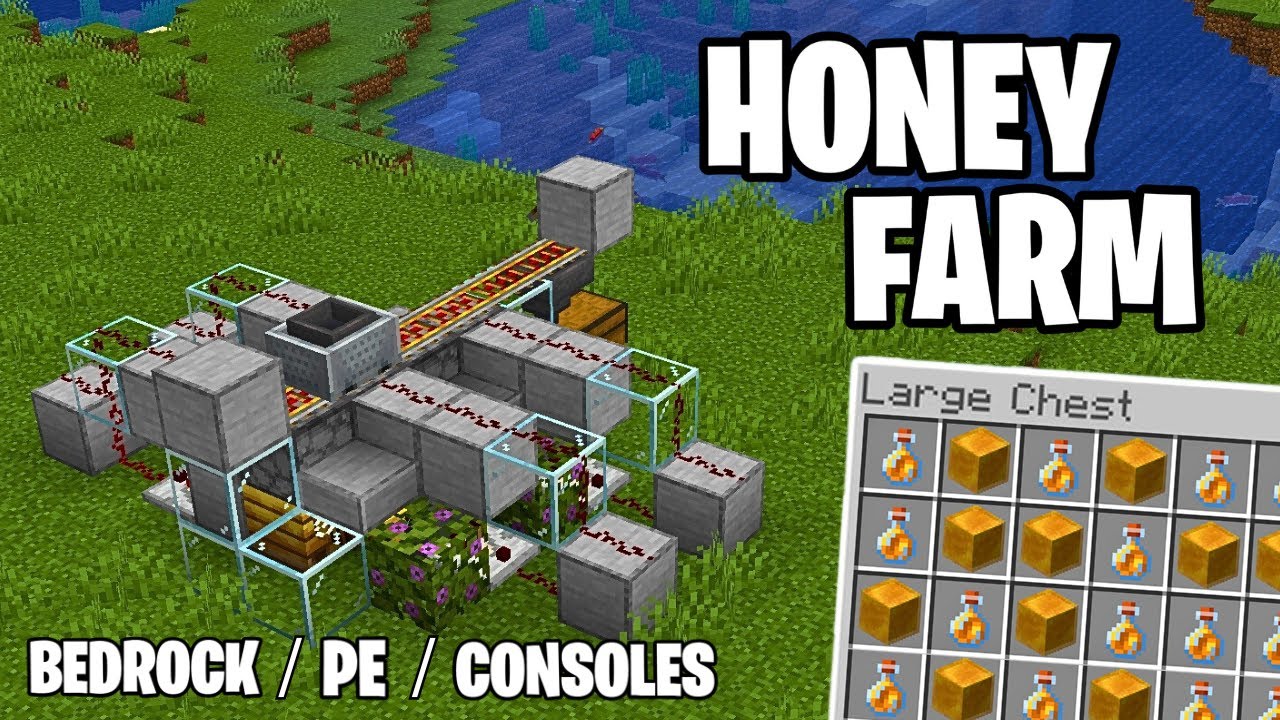 [TUTORIAL] The Easiest Honey Farm 1.21 Minecraft Bedrock