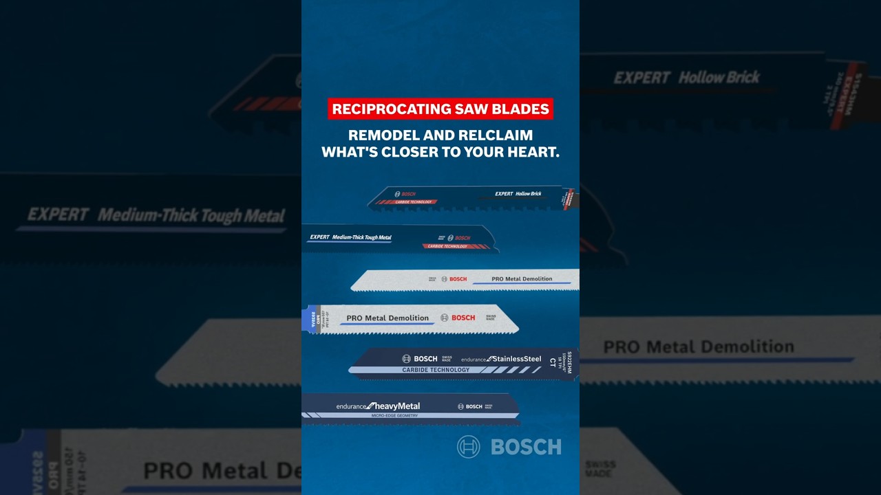Bosch Reciprocating Saw Blades | Bosch Accessories