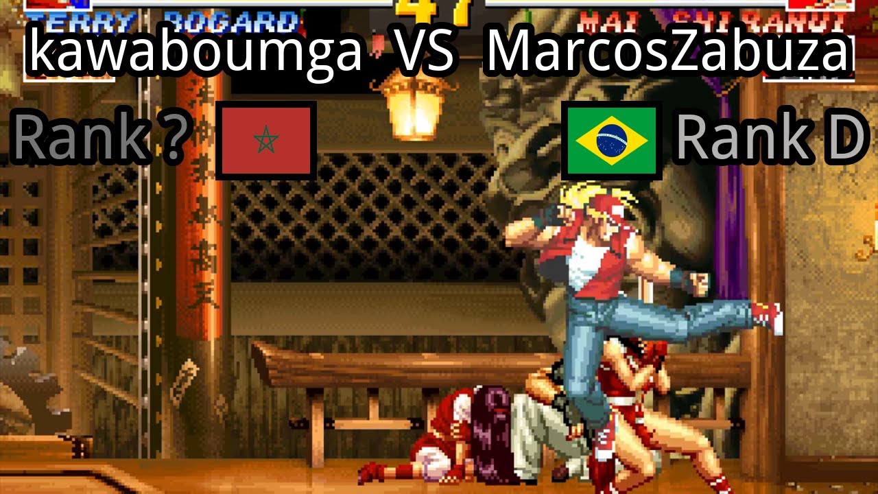 The King of Fighters '95: kawaboumga (MA, Rank ?)  vs MarcosZabuza (BR, Rank D)